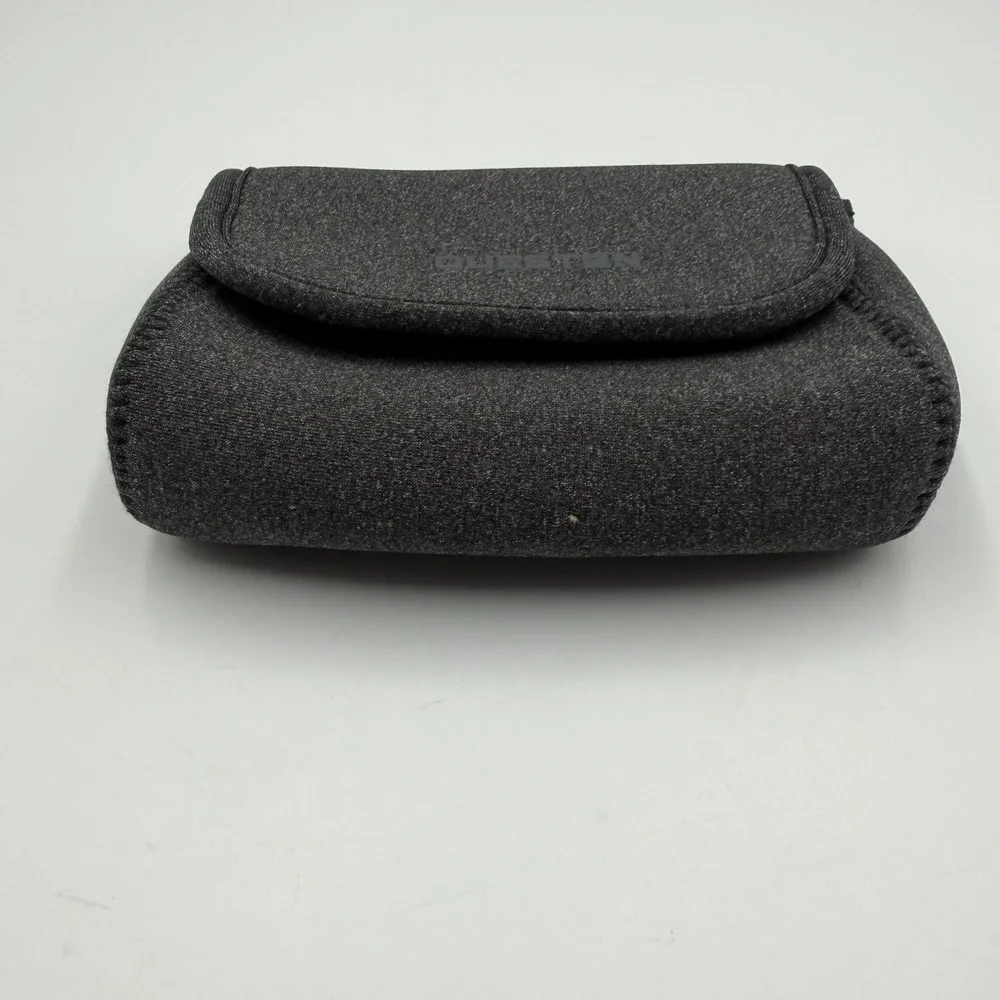 QUESTON Accessory Storage Bag Camera Pouch Case Gray Blue 5.75x4.25x1.60